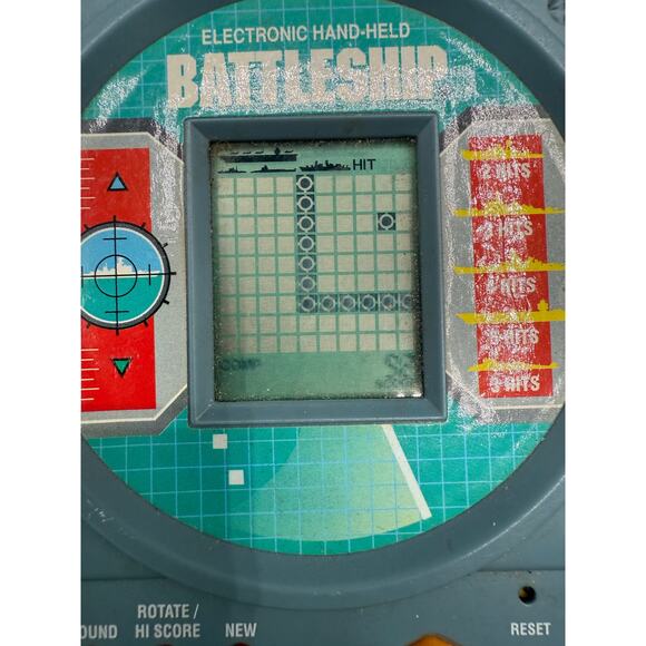 Vintage 1995 Milton Bradley Battleship Electronic Hand Held Game - Picture 4 of 6